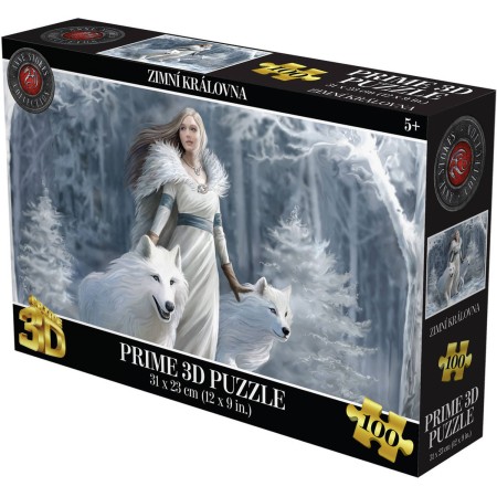 PUZZLE Prime 3D Zimní královna 31x23cm 100 dílků holografické