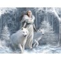 PUZZLE Prime 3D Zimní královna 31x23cm 100 dílků holografické