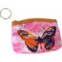 Peněženka dětská na zip motýlci 6 druhů plast
