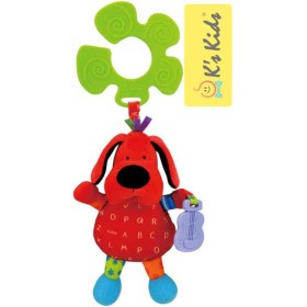 K´S KIDS Pes Patrick S úchytem Na kočárek Textilní pejsek BABY