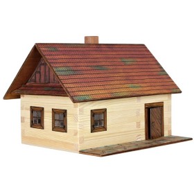 WALACHIA Chalupa roubená W02 Hobby Kit DŘEVĚNÁ STAVEBNICE