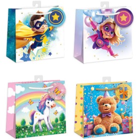 ARGUS Taška dárková 16x16x8cm papírová různé motivy 4 druhy