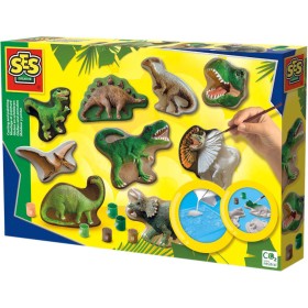 SES CREATIVE Odlévání a malování ze sádry set s formičkami dinosauři