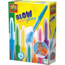 SES CREATIVE Fixy foukací kreativní set 7 barev v krabici