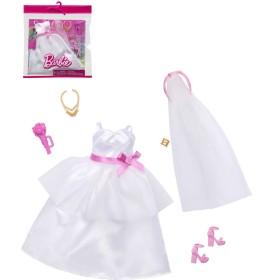MATTEL BRB Slavnostní obleček pro panenku Barbie nevěsta
