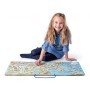 WOODY DŘEVO Hra mapa Evropy 3v1 naučné puzzle skládačka 75x45cm AJ