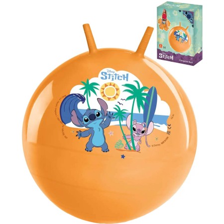 MONDO Míč nafukovací skákací Stitch 50cm hopsadlo oranžové