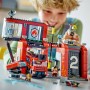LEGO CITY Hasičská stanice s hasičským vozem 60414 STAVEBNICE