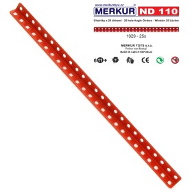 MERKUR ND110 Úhelníky 25 dírek náhradní díl set 25ks KOVOVÁ STAVEBNICE