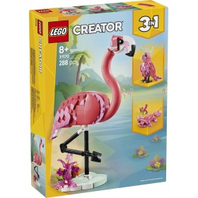LEGO CREATOR Divoká zvířata Růžový plameňák 3v1 31170 STAVEBNICE
