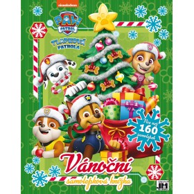 JIRI MODELS Knížka Vánoční + samolepky Tlapková Patrola (Paw Patrol)
