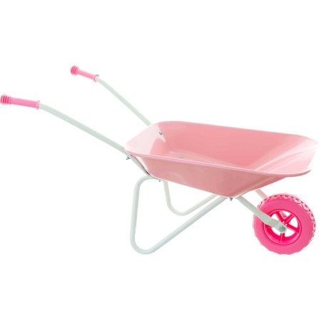 Kolečko Yupee růžové 78x40x32cm dětská kovová kolečka na písek