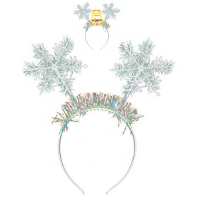 KARNEVAL Čelenka sněhová vločka *KARNEVALOVÝ DOPLNĚK*