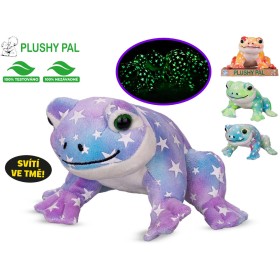 PLYŠ Žabka svítící ve tmě na usínání 4 barvy na výběr