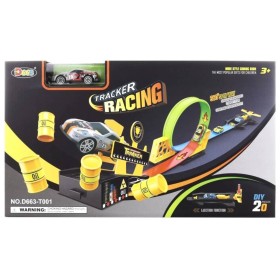 Dráha vystřelovací s kovovým autem