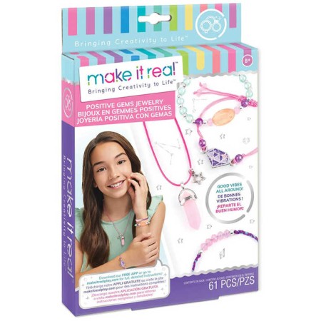 MAKE IT REAL Výroba náramků a náhrdelníků kreativní set v krabici