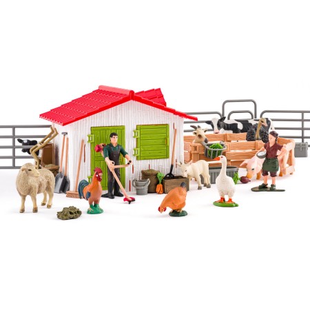 FAUNICA Herní set FARMA 96039 FARMA SE ZVÍŘÁTKY