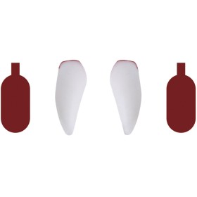 KARNEVAL Zuby upírské + umělá krev *KARNEVALOVÝ DOPLNĚK*