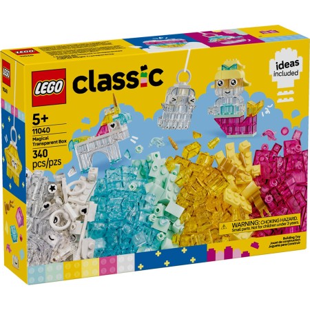 LEGO CLASSIC Kouzelná průhledná krabička 11040 STAVEBNICE