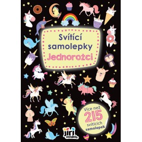 JIRI MODELS Samolepky svítící Jednorožci 215ks svítí ve tmě