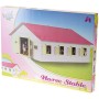 KIDS GLOBE Stáj pro koně 1:24 DŘEVĚNÁ STAVEBNICE