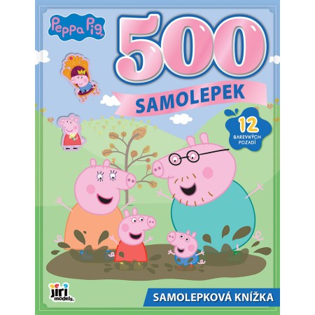 JIRI MODELS Velká samolepková knížka 500 samolepek Peppa Pig