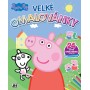 JIRI MODELS Omalovánky velké se samolepkami Peppa Pig