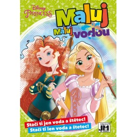 JIRI MODELS Maluj vodou Princezny A5 omalovánky