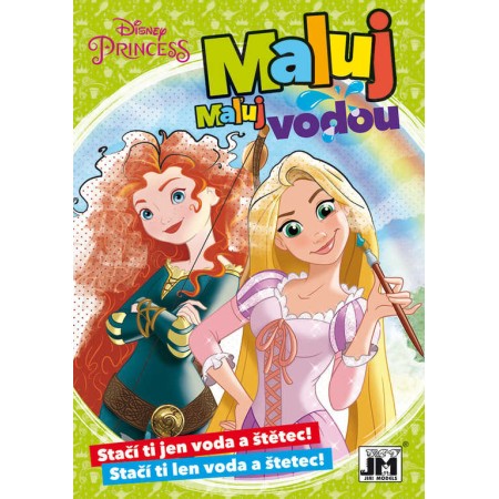 JIRI MODELS Maluj vodou Princezny A5 omalovánky