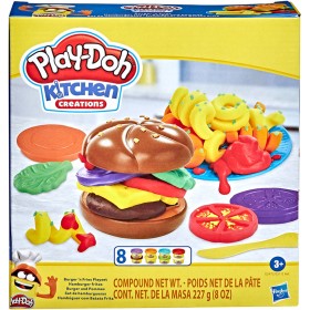 HASBRO PLAY-DOH Hamburger kreativní set modelína s nástroji