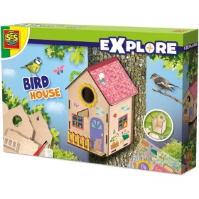 SES CREATIVE Explore Ptačí budka kreativní set dřevěná STAVEBNICE