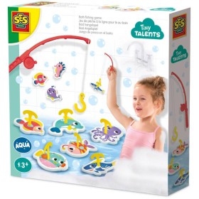 SES CREATIVE Tiny Talents hra baby rybolov vodolepky set 8ks do vany