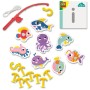 SES CREATIVE Tiny Talents hra baby rybolov vodolepky set 8ks do vany