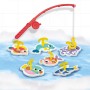 SES CREATIVE Tiny Talents hra baby rybolov vodolepky set 8ks do vany
