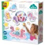 SES CREATIVE Tiny Talents baby vodolepky jednorožci set 9ks do vany