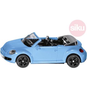 SIKU Auto modré brouk VW The Beetle Cabrio model kov 1505