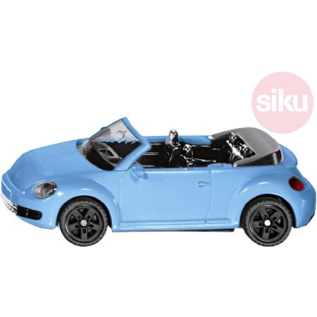 SIKU Auto modré brouk VW The Beetle Cabrio model kov 1505
