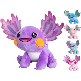 PLYŠ Axalotl 28cm sedící 5 barev *PLYŠOVÉ HRAČKY*