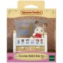Sylvanian Families baby Chocolate králík + postýlka herní set v krabici
