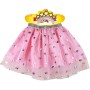 KARNEVAL Šaty princezna tutu sukýnka s čelenkou 3-7 let (104-130cm) *KOSTÝM*