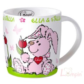LUMPIN Hrníček dětský Ella a Stella 9cm s obrázkem keramický