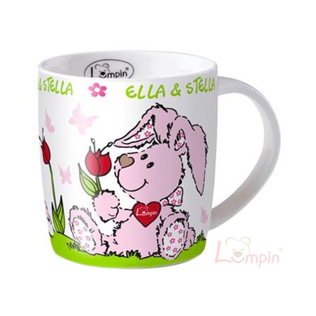 LUMPIN Hrníček dětský Ella a Stella 9cm s obrázkem keramický