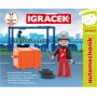 EFKO IGRÁČEK Automechanik povolání set figurka kloubová s doplňky