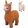 Zvířátko soft lama 9cm strečové natahovací gumové 2 barvy