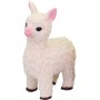 Zvířátko soft lama 9cm strečové natahovací gumové 2 barvy