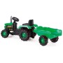 DOLU Traktor šlapací set s vlečkou 173x53x45cm zelený plast