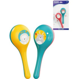 Rumba koule barevné set 2ks zvířátka plast *HUDEBNÍ NÁSTROJE*