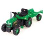 DOLU Traktor šlapací set s vlečkou 173x53x45cm zelený plast