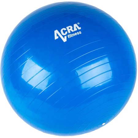 ACRA Míč gymnastický modrý 55cm fitness balon rehabilitační do 150kg