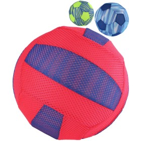 Míč Game Time soft textilní 23cm (fotbalový) 3 druhy v síťce